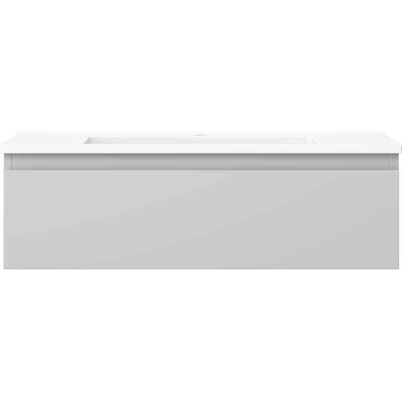 Mexen Orio koupelnová skříňka 80 cm s umyvadlem Otis, 1 zásuvka, šedá matná/bílá matná - 91A10-08023-1-BF62-W18M01