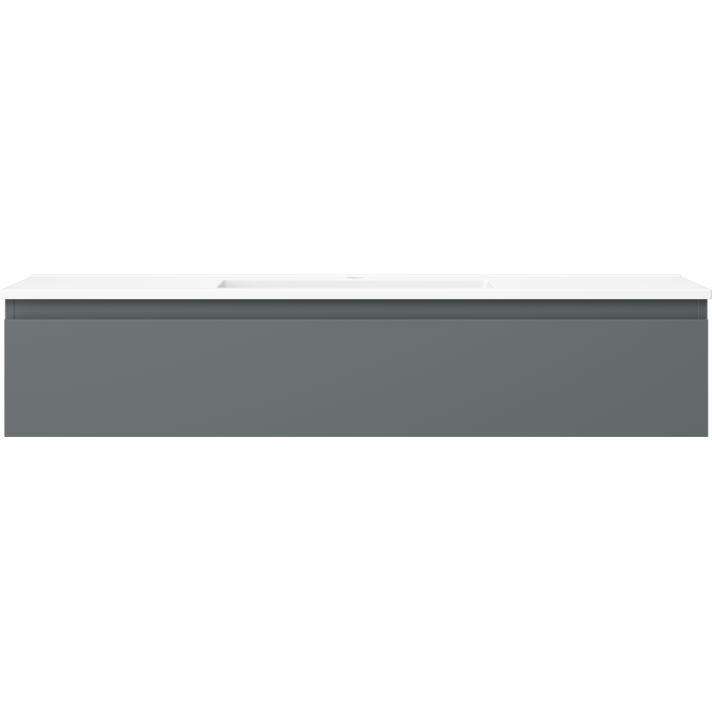 Mexen Orio koupelnová skříňka 120 cm s umyvadlem Otis, 1 zásuvka, grafit mat/bílá mat - 91A10-12023-1-BF66-W18M01