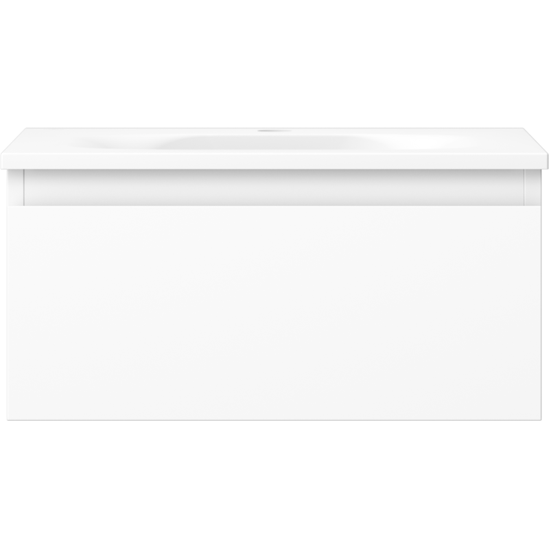 Mexen Orio koupelnová skříňka 50 cm s umyvadlem Vela, 1 zásuvka, bílá matná - 91A10-05023-1-BF01-W23M01