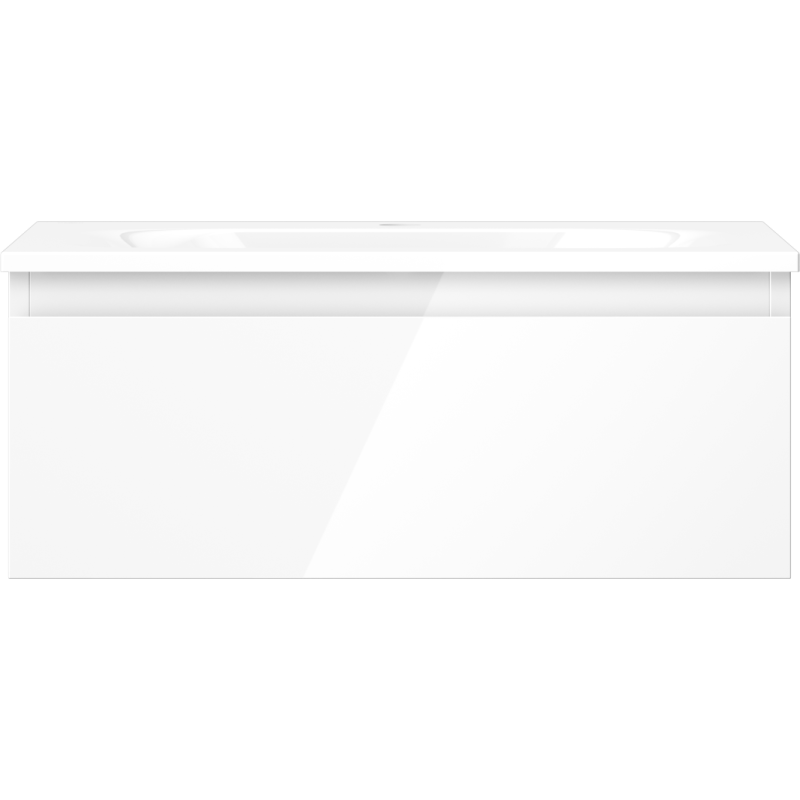 Mexen Orio koupelnová skříňka 60 cm s umyvadlem Vela, 1 zásuvka, bílý lesk - 91A10-06023-1-BF00-W23M00