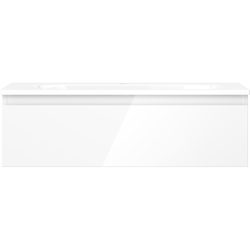 Mexen Orio koupelnová skříňka 80 cm s umyvadlem Vela, 1 zásuvka, bílý lesk - 91A10-08023-1-BF00-W23M00