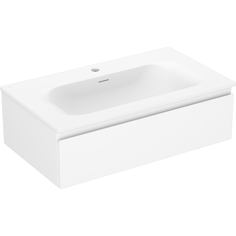 Mexen Orio koupelnová skříňka 80 cm s umyvadlem Vela, 1 zásuvka, bílá matná - 91A10-08023-1-BF01-W23M01