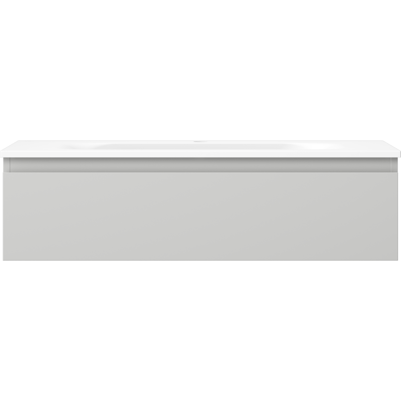 Mexen Orio koupelnová skříňka 90 cm s umyvadlem Vela, 1 zásuvka, šedá matná/bílá matná - 91A10-09023-1-BF62-W23M01