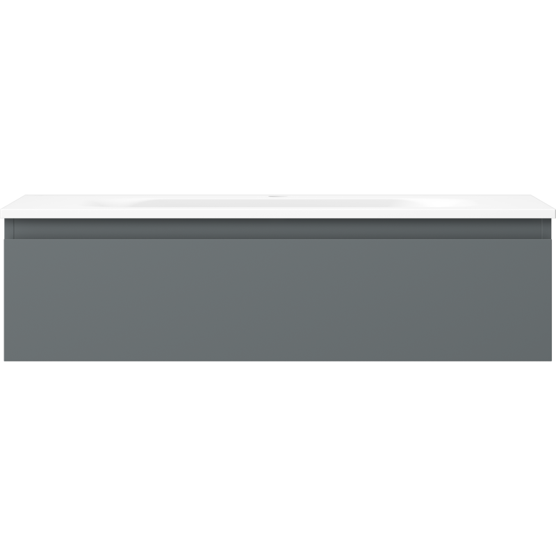 Mexen Orio koupelnová skříňka 90 cm s umyvadlem Vela, 1 zásuvka, grafitová matná/bílá matná - 91A10-09023-1-BF66-W23M01