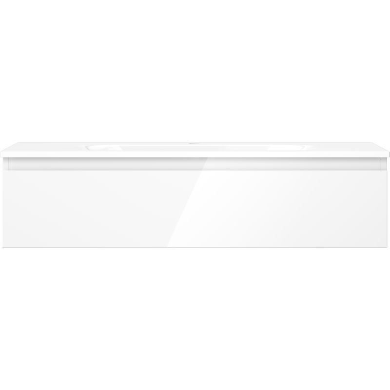 Mexen Orio koupelnová skříňka 100 cm s umyvadlem Vela, 1 zásuvka, bílý lesk - 91A10-10023-1-BF00-W23M00