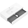 Mexen Orio koupelnová skříňka 100 cm s umyvadlem Vela, 1 zásuvka, bílá mat - 91A10-10023-1-BF01-W23M01