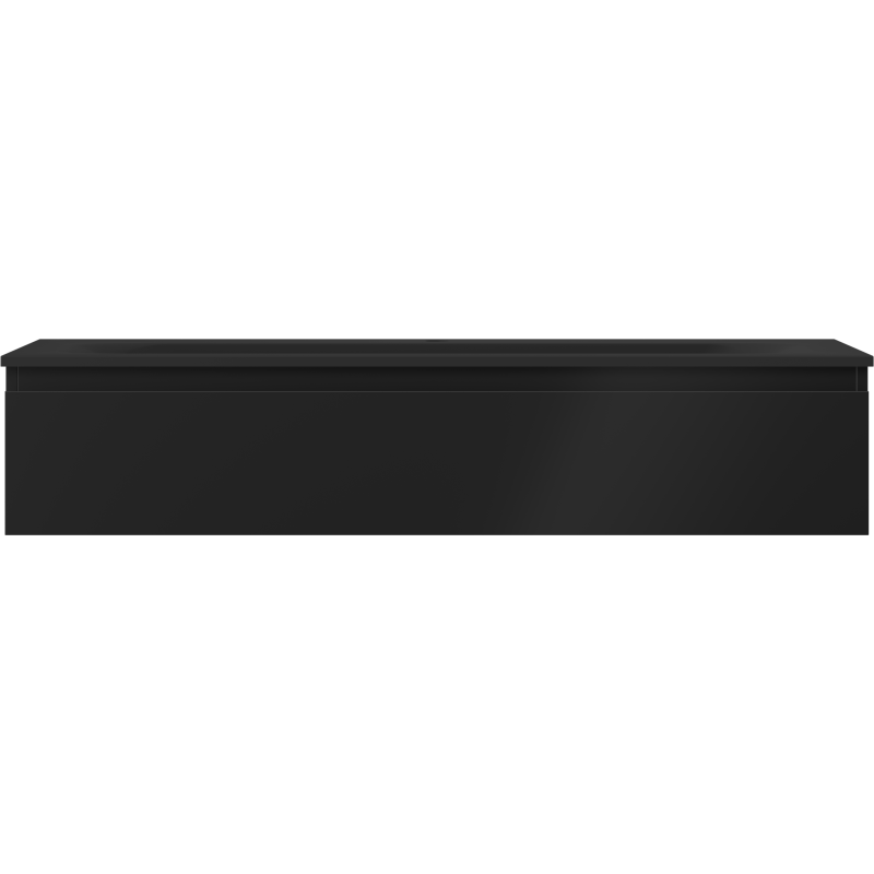 Mexen Orio koupelnová skříňka 120 cm s umyvadlem Vela, 1 zásuvka, černá mat - 91A10-12023-1-BF71-W23M71