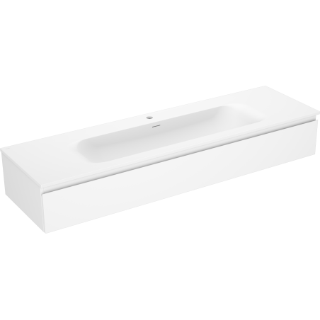 Mexen Orio koupelnová skříňka 160 cm s umyvadlem Vela, 1 zásuvka, bílá matná - 91A10-16023-1-BF01-W23M01