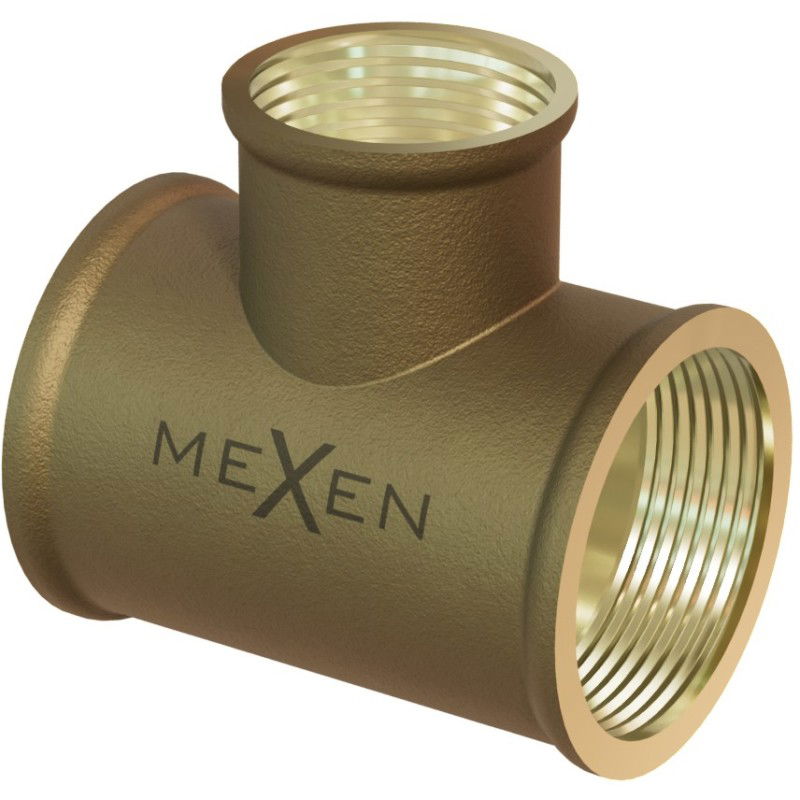 Mexen BRASS mosazné koleno 1 GZ x 3/4 GZ x 1 GZ - W97412-103410