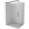 Mexen Rox posuvná sprchová kabina 110 x 70 cm, transparentní, gun metal - 8C2-110-070-95-00