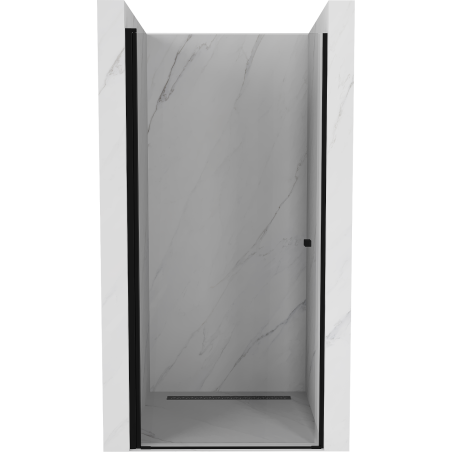 Mexen Pretoria sprchové dveře výklopné 70 cm, transparentní, černé - 852-070-000-70-00