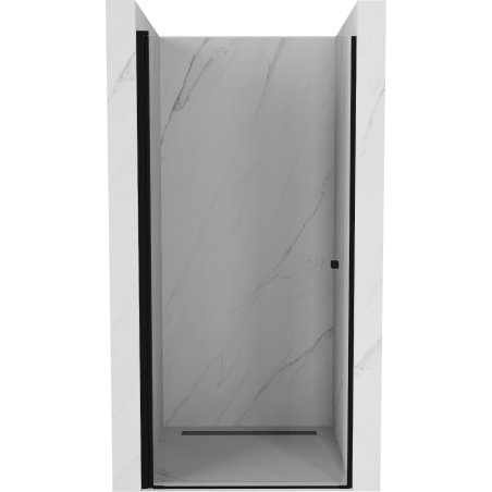 Mexen Pretoria sprchové dveře křídlové 80 cm, transparentní, černé - 852-080-000-70-00