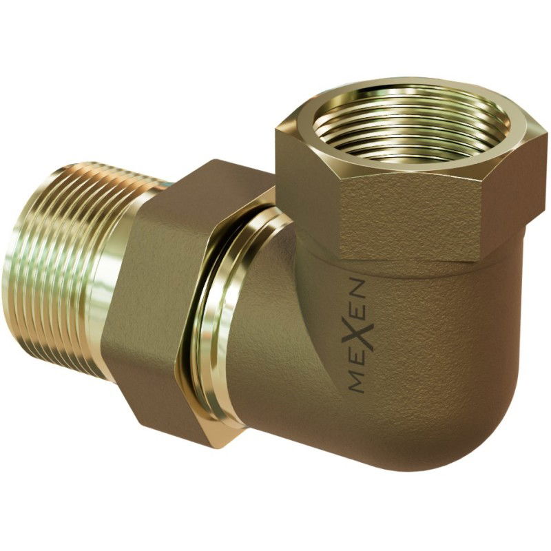 Mexen BRASS úhlová mosazná šroubenka 5/4 GZ x 5/4 GW - W97418-5454