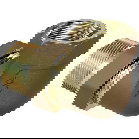 Mexen BRASS mosazný úhlový šroubení 6/4 GZ x 6/4 GW - W97418-6464