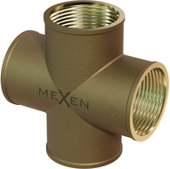 Mexen BRASS mosazná čtyřcestná spojka 1/2 GW x 1/2 GW x 1/2 GW x 1/2 GW - W97418-12121212