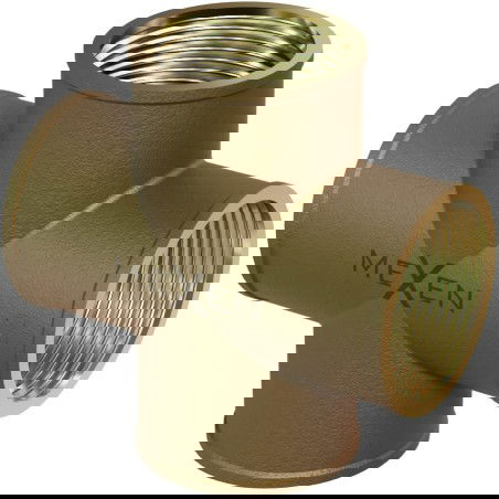 Mexen BRASS mosazná čtyřka 3/4 GW x 3/4 GW x 3/4 GW x 3/4 GW - W97418-34343434