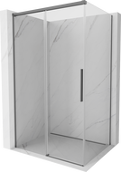 Mexen Rox posuvná sprchová kabina 135 x 85 cm, transparentní, gun metal - 8C2-135-085-95-00