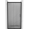 Mexen Apia rozsouvací sprchové dveře 150 cm, Průhledné, Černá - 845-150-000-70-00