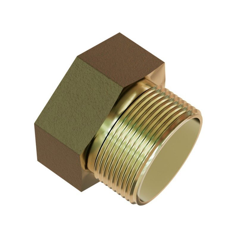 Mexen BRASS mosazná redukce závit vnitřní - závit vnější 5/4 GW x 1 GZ - W97419-5410