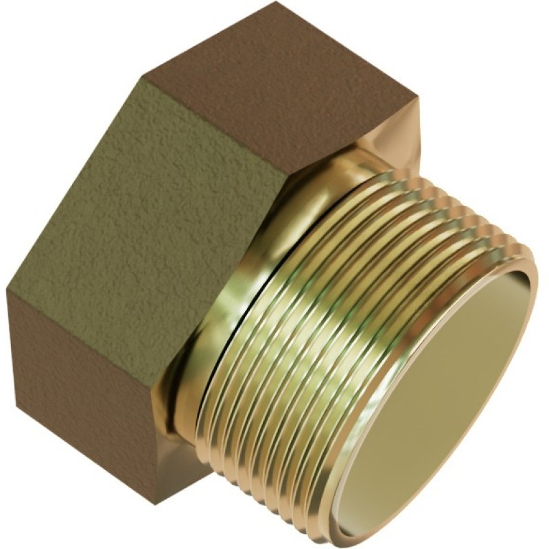 Mexen BRASS redukce šroubovací matice mosazná 2 VR x 6/4 VZ - W97419-2064