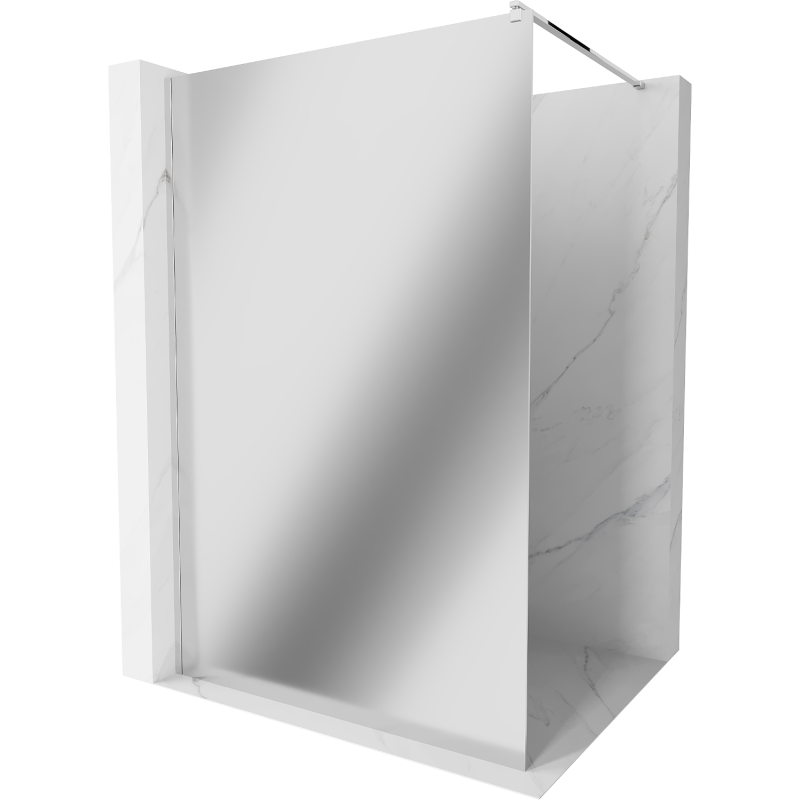 Mexen Kioto sprchová stěna Walk-in 140 x 200 cm, zrcadlo 8 mm, chrom - 800-140-101-01-50