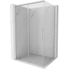 Mexen Rox sprchová kabina posuvná 120 x 90 cm, transparentní, kartáčovaný nikl - 8C2-120-090-97-00