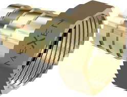Mexen BRASS mosazná spojka na hadici 1/2 GW x 18 mm - W97422-1218