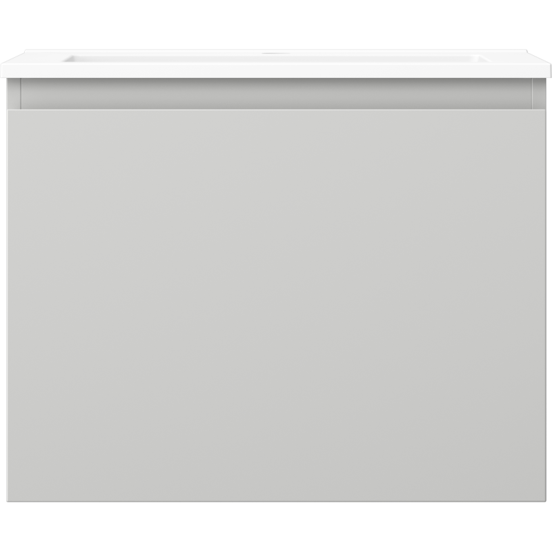 Mexen Orio koupelnová skříňka 60 cm s umyvadlem Otis, 1 zásuvka, šedá mat/bílá mat - 91A10-06047-1-BF62-W18M01