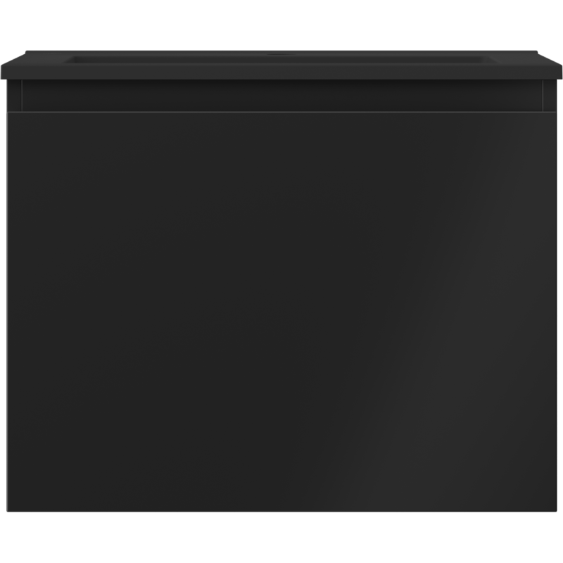 Mexen Orio koupelnová skříňka 60 cm s umyvadlem Otis, 1 zásuvka, černá mat - 91A10-06047-1-BF71-W18M71
