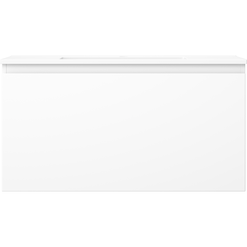 Mexen Orio koupelnová skříňka 90 cm s umyvadlem Otis, 1 zásuvka, bílá mat - 91A10-09047-1-BF01-W18M01