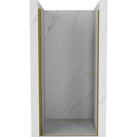 Mexen Pretoria otočné sprchové dveře 70 cm, Průhledné, Zlatá - 852-070-000-50-00