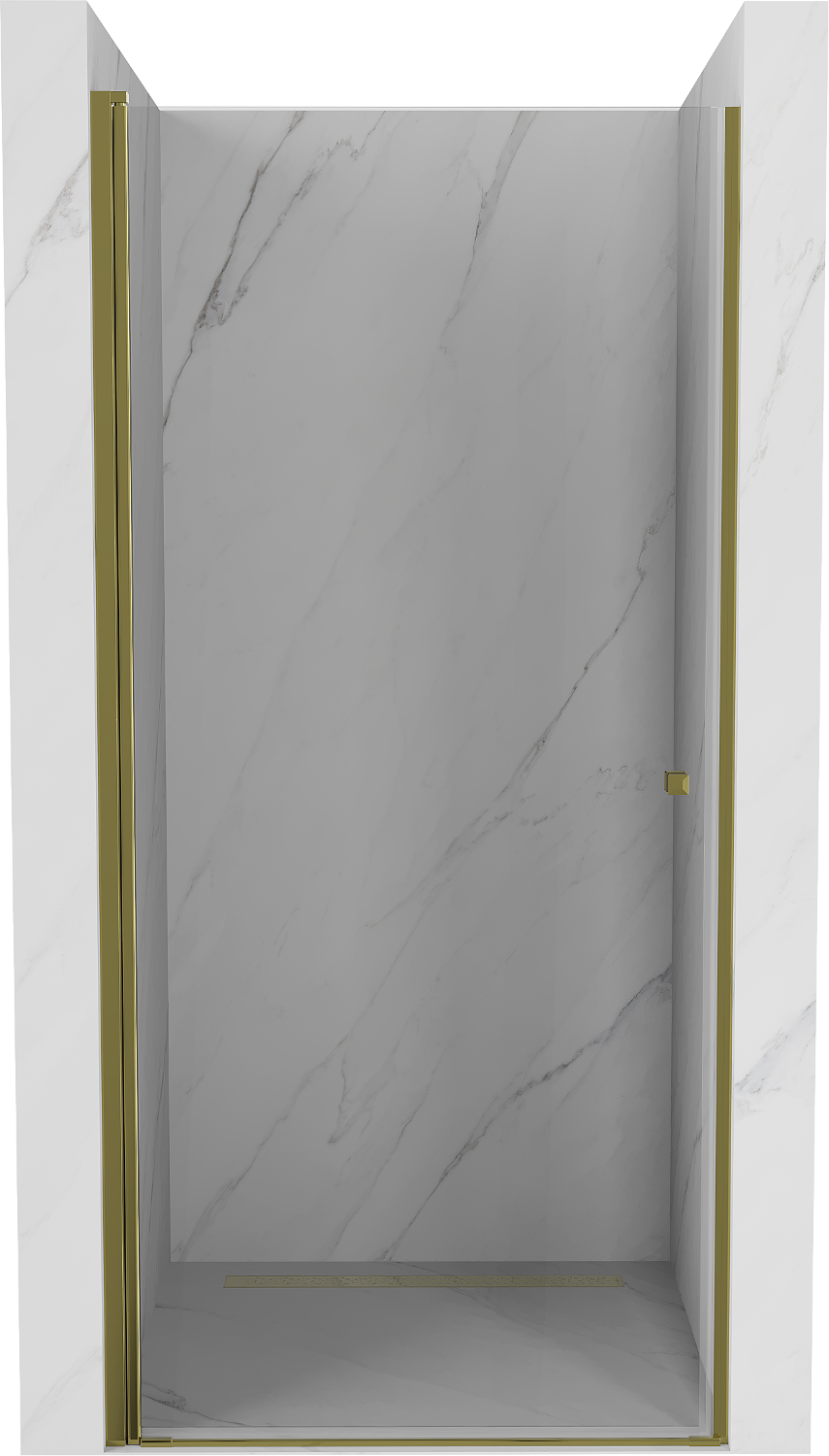 Mexen Pretoria otočné sprchové dveře 70 cm, Průhledné, Zlatá - 852-070-000-50-00