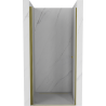 Mexen Pretoria sprchové dveře otevírací 80 cm, transparentní, zlaté - 852-080-000-50-00