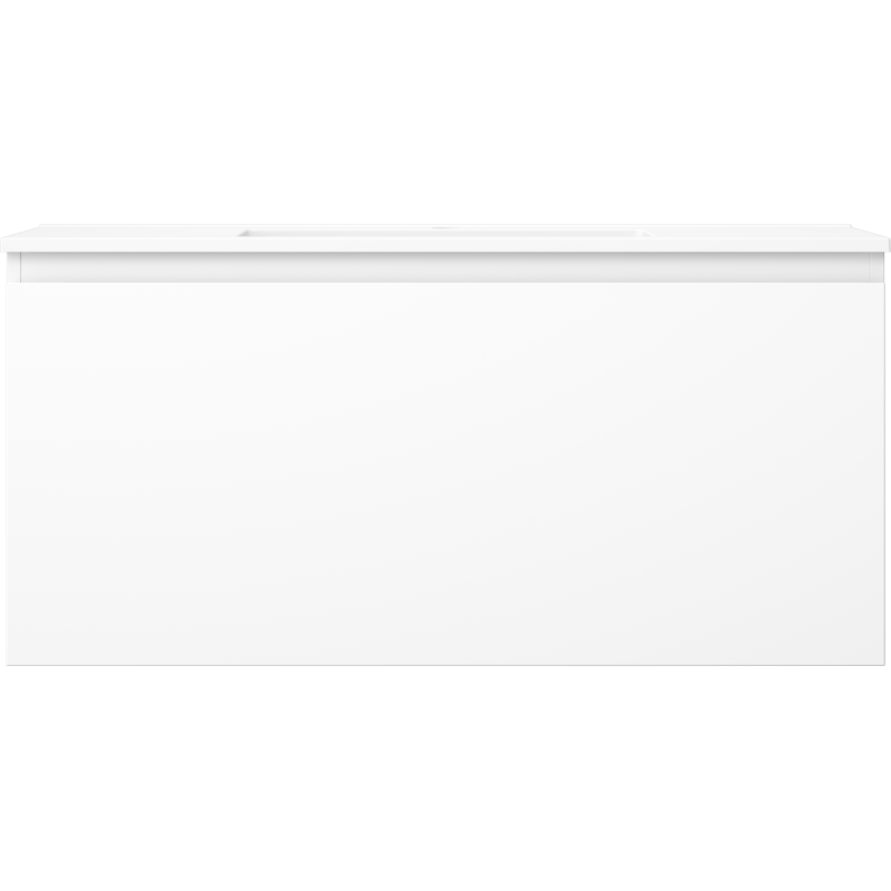 Mexen Orio koupelnová skříňka 100 cm s umyvadlem Otis, 1 zásuvka, bílá mat - 91A10-10047-1-BF01-W18M01