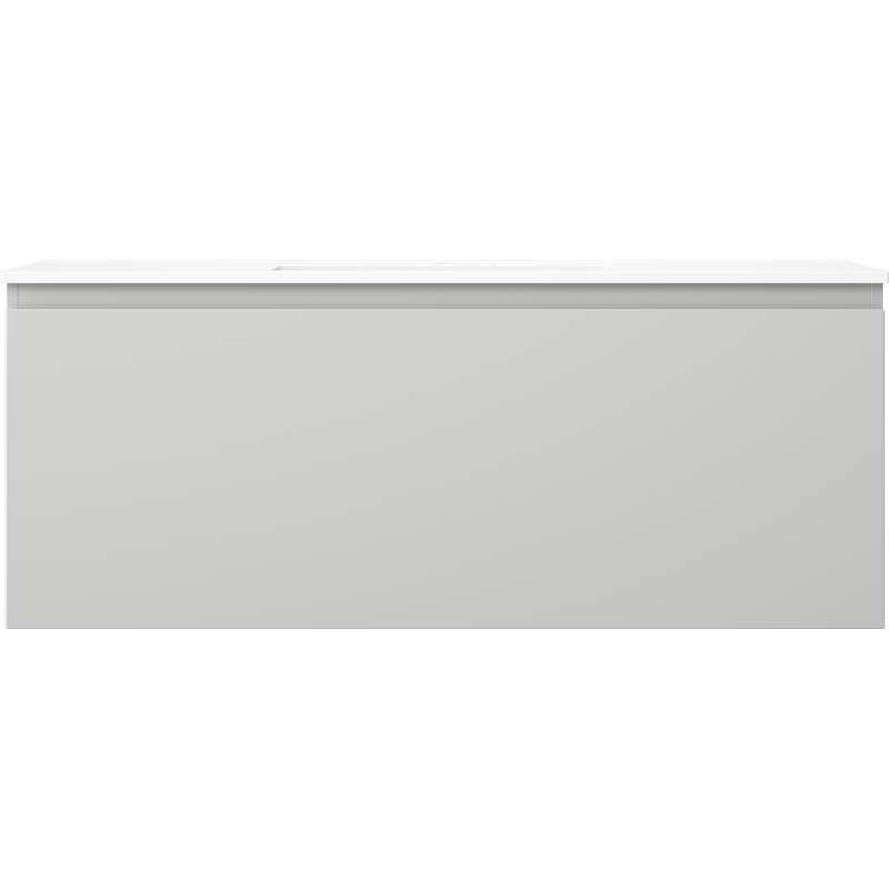 Mexen Orio koupelnová skříňka 120 cm s umyvadlem Otis, 1 zásuvka, šedý mat/bílý mat - 91A10-12047-1-BF62-W18M01