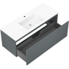 Mexen Orio koupelnová skříňka 120 cm s umyvadlem Otis, 1 zásuvka, grafit mat/bílá mat - 91A10-12047-1-BF66-W18M01