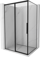 Mexen Rox posuvná sprchová kabina levá 105 x 85 cm, černý rám, černá - 8C2-105-085-70-70-L