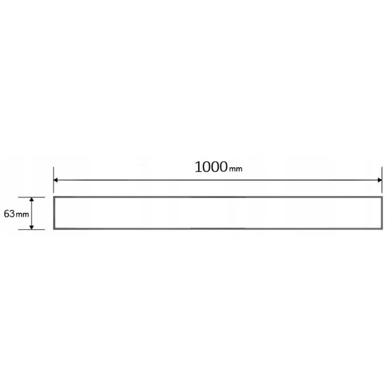 Mexen Flat M18 kryt pro liniový odtok 100 cm, kartáčovaná měď - 1C23100
