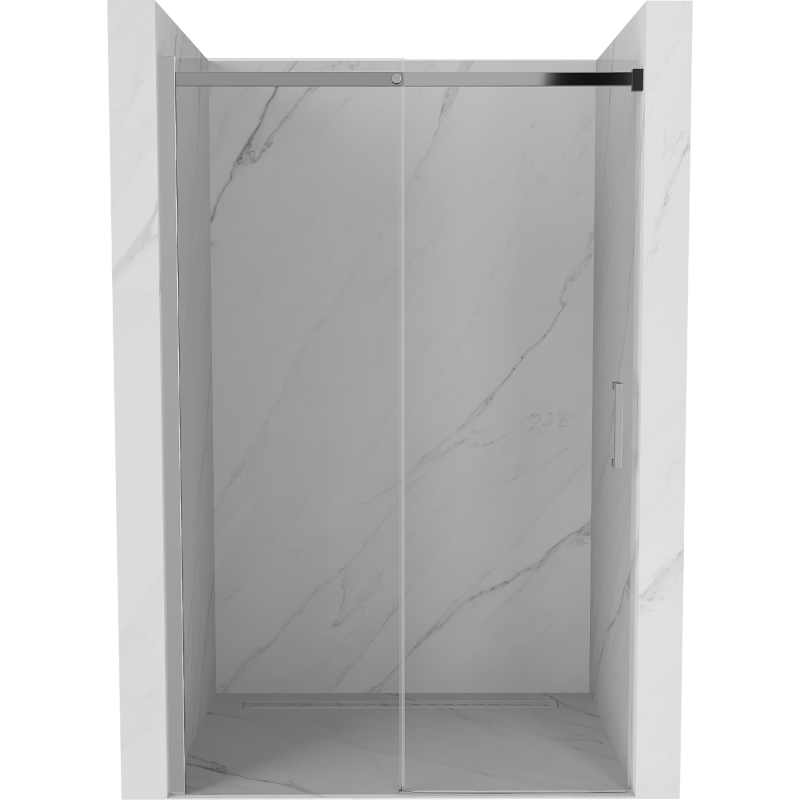 Mexen Omega rozsouvací sprchové dveře 120 cm, Průhledné, Chromovaná - 825-120-000-01-00