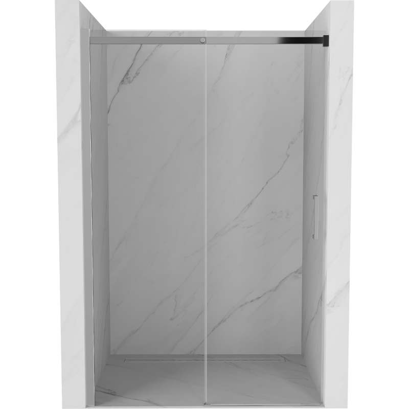 Mexen Omega posuvné sprchové dveře 140 cm, průhledné, chrom - 825-140-000-01-00