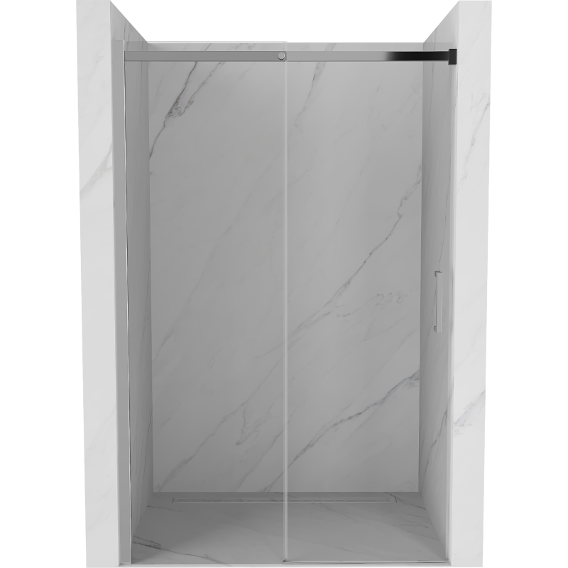 Mexen Omega sprchové dveře posuvné 160 cm, transparentní, chrom - 825-160-000-01-00
