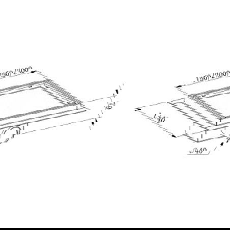 Mexen Flat-Q M13 podlahový vpust čtvercový 15 x 15 cm, růžové zlato - 1610015