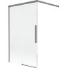 Mexen Rox vanová zástěna dvoukřídlá posuvná 100 x 150 cm, transparentní, gun metal - 8C9-100-003-95-00