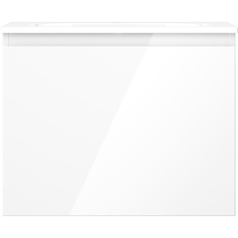 Mexen Orio koupelnová skříňka 60 cm s umyvadlem Vela, 1 zásuvka, bílý lesk - 91A10-06047-1-BF00-W23M00