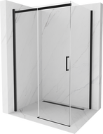 Mexen Omega sprchový kout posuvný 120 x 80 cm, transparentní, černý - 825-120-080-70-00