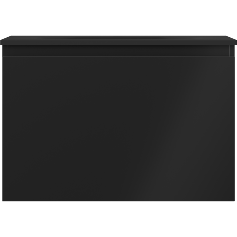 Mexen Orio koupelnová skříňka 70 cm s umyvadlem Vela, 1 zásuvka, černá matná - 91A10-07047-1-BF71-W23M71