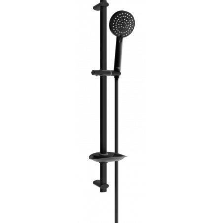 Mexen DB75 posuvná sprchová souprava, černá - 785754584-70