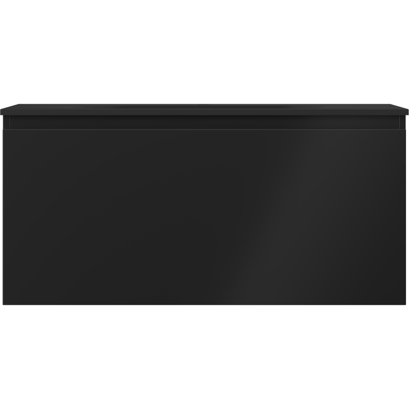Mexen Orio koupelnová skříňka 100 cm s umyvadlem Vela, 1 zásuvka, černá matná - 91A10-10047-1-BF71-W23M71