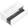 Mexen Orio koupelnová skříňka 120 cm s umyvadlem Vela, 1 zásuvka, bílá mat - 91A10-12047-1-BF01-W23M01