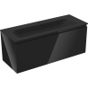 Mexen Orio koupelnová skříňka 120 cm s umyvadlem Vela, 1 zásuvka, černý lesk/černý mat - 91A10-12047-1-BF70-W23M71